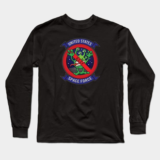 United States Space Force U.S.S.F. Long Sleeve T-Shirt by hobrath